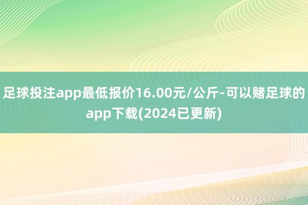 足球投注app最低报价16.00元/公斤-可以赌足球的app下载(2024已更新)