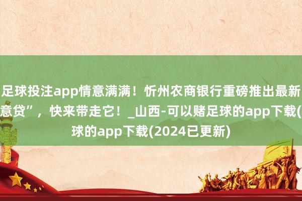 足球投注app情意满满！忻州农商银行重磅推出最新信贷居品“忻意贷”，快来带走它！_山西-可以赌足球的app下载(2024已更新)
