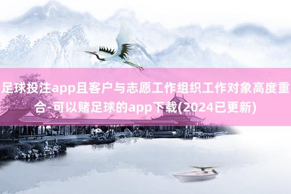 足球投注app且客户与志愿工作组织工作对象高度重合-可以赌足球的app下载(2024已更新)